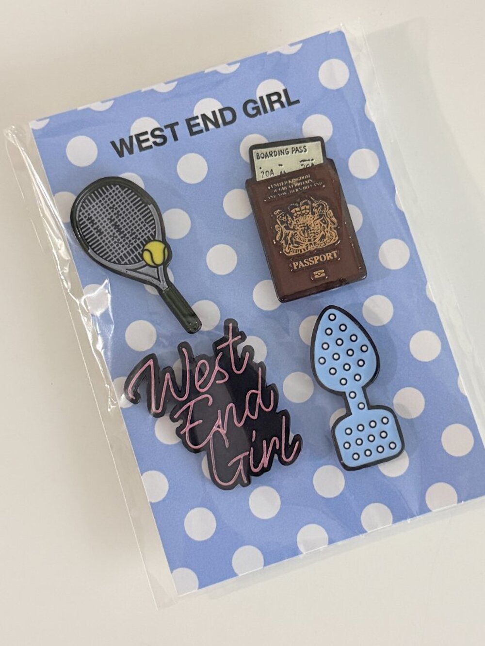 Lily Allen West End Girl Tour Enamel Pin set